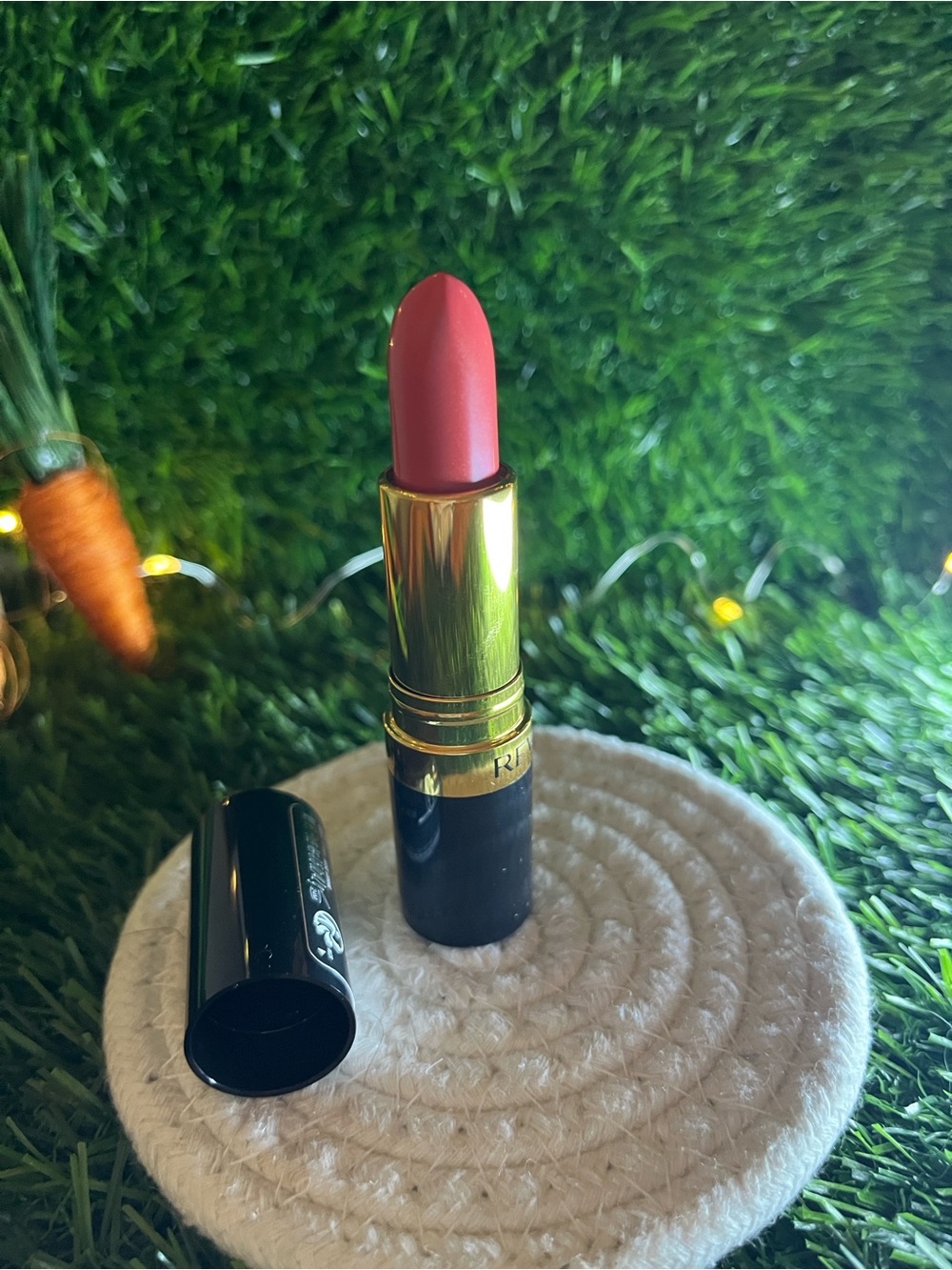 Revlon Coral Berry Bullet Lipstick - Elegant Satin Finish